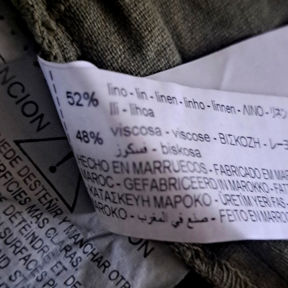 ZARA LINEN BUTTON TOP 2XL - Picture 10 of 10